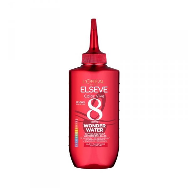 LOREAL ELSEVE Color Vive Płynna Odżywka do włosów farbowanych i z pasemkami - 8 second Wonder Water 200 ml