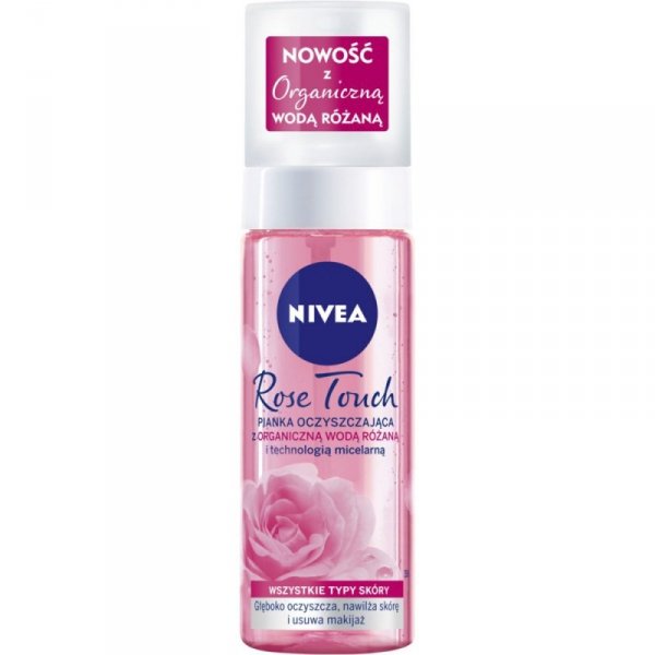 NIVEA Rose Touch Micelarna pianka oczyszczająca z organiczną wodą różaną 150 ml