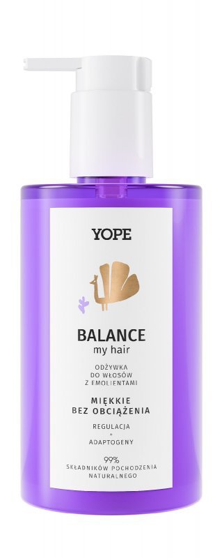 YOPE Balance My Hair Odżywka do włosów z emolientami 300ml