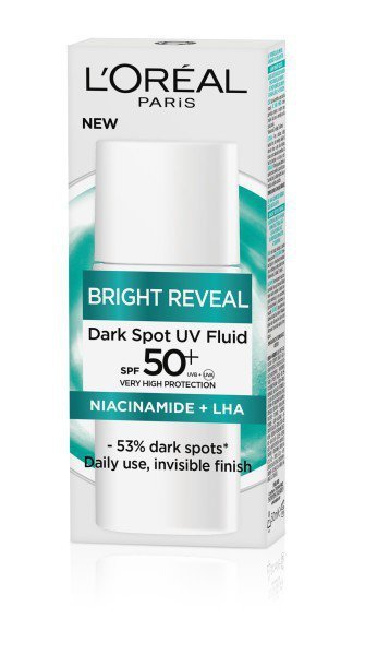 LOREAL Bright Reveal Fluid redukujący przebarwienia SPF 50+  50ml