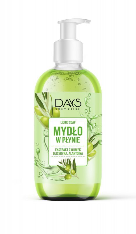 DAYS COSMETICS Mydło w płynie z ekstraktem z oliwki 500 ml