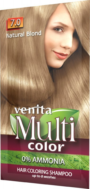 VENITA Multicolor Szampon koloryzujący 7.0 Natural Blond 40 g