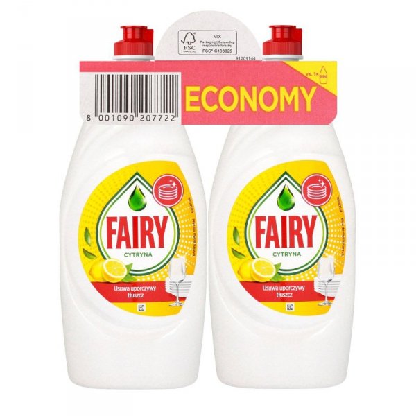 P&G FAIRY PŁYN D/NACZYŃ CYTRYNA 2x900ml&