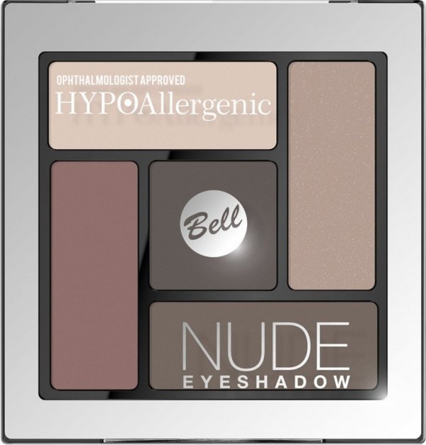 Bell Hypoallergenic Cienie do powiek Nude satynowo-kremowe nr 01  1szt