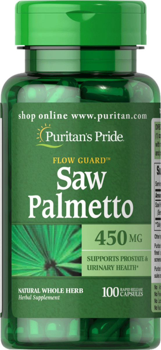 Saw Palmetto Puritan's Pride, 450mg, 100 kapsułek