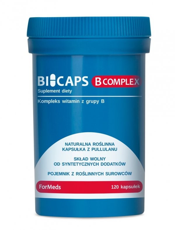 Bicaps B Complex, ForMeds, 120 kapsułek, Suplement Diety