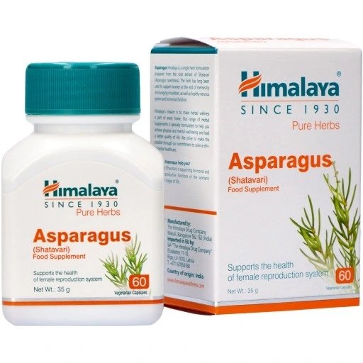 Asparagus, Shatavari, Himalaya, 60 kapsułek