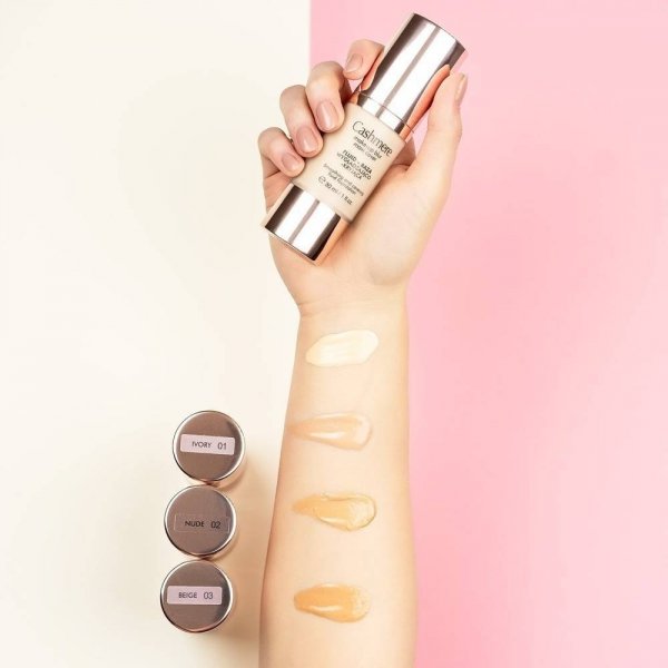 Cashmere Make-up blur maxi cover fluid-baza wygładzająco-kryjąca - 03 beige