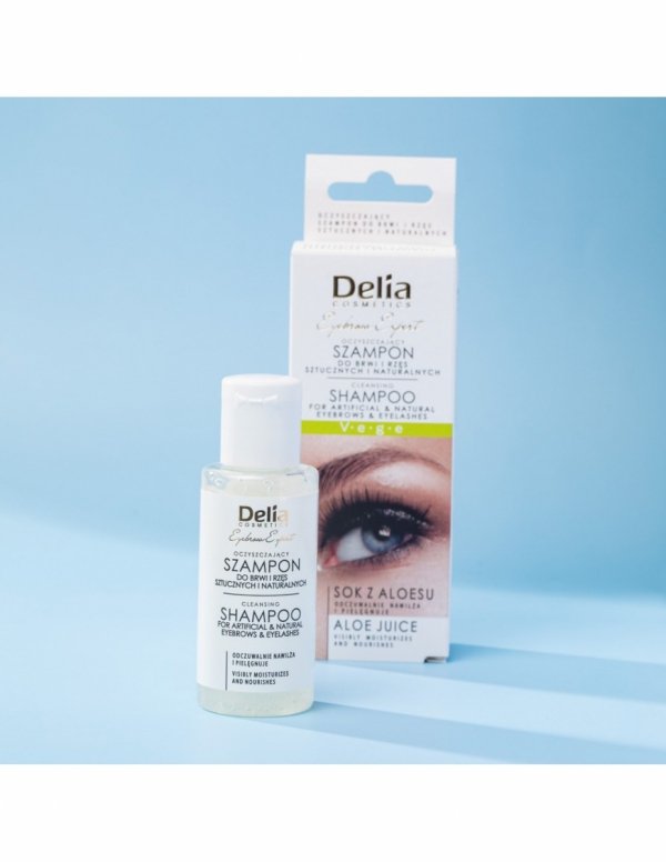 DELIA Eyebrow Expert Szampon do brwi i rzęs naturalnych i sztucznych 50 ml