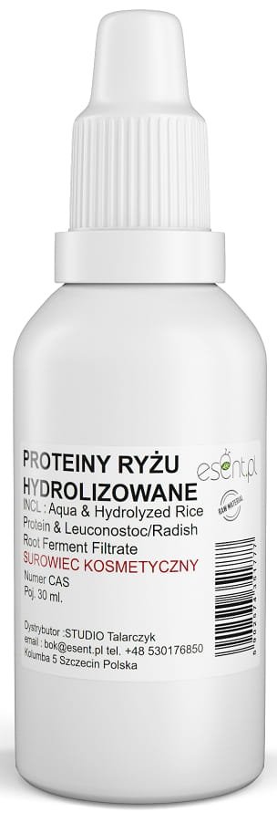 Proteiny Ryżu Hydrolizowane, Esent, 30 ml