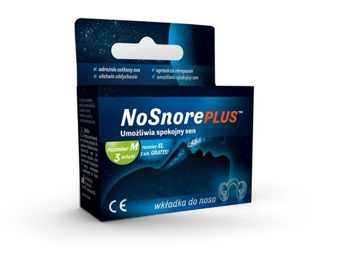 NoSnore Plus Wkładka do Nosa przeciw Chrapaniu rozm. XL