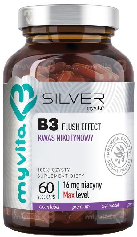 Witamina B3 16 mg (Kwas) SILVER PURE, Myvita