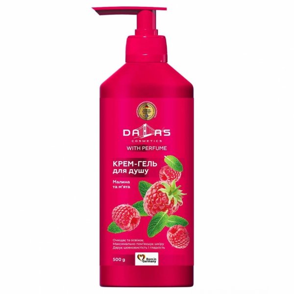 Żel pod prysznic Malina i Mięta, DALAS, 500ml