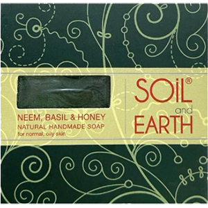 Neem, Tulsi i Miód Naturalne Mydło, Soil &amp; Earth, 125g