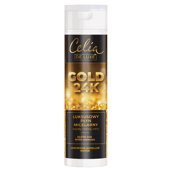 Celia Gold 24K Luksusowy Płyn micelarny - każdy rodzaj cery  200ml