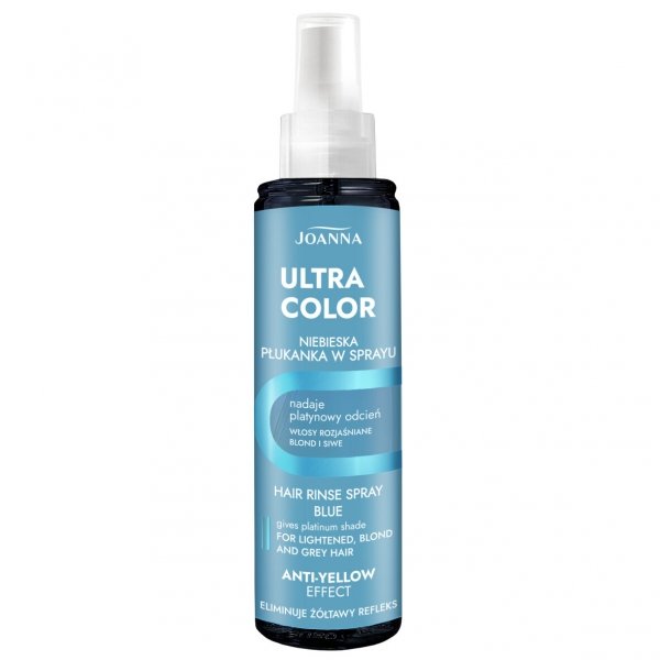 JOANNA Ultra Color Płukanka do włosów w sprayu niebieska 150 ml