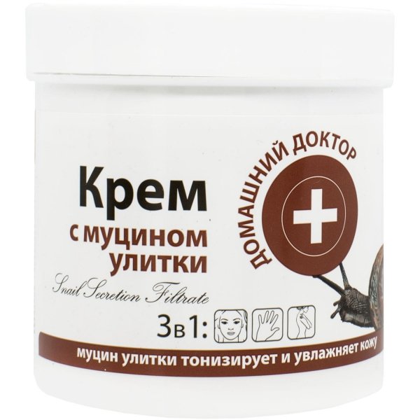 Krem do twarzy i ciała z mucyną ślimaka 3w1, Domowy Doktor, 250ml