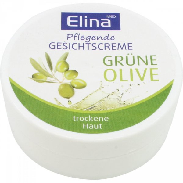 Oliwkowy Krem do Twarzy Odżywczy, Elina, 75ml