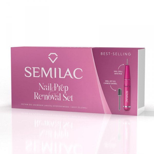 SEMILAC Zestaw Nail Prep &amp; Removal Set