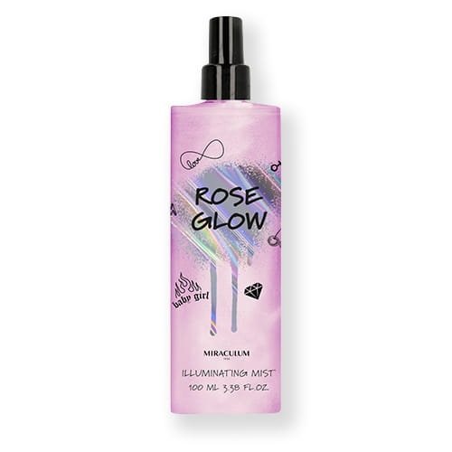 MIRACULUM Illuminating Mist Rozświetlająca mgiełka zapachowa dla nastolatek - ROSE GLOW 100 ml