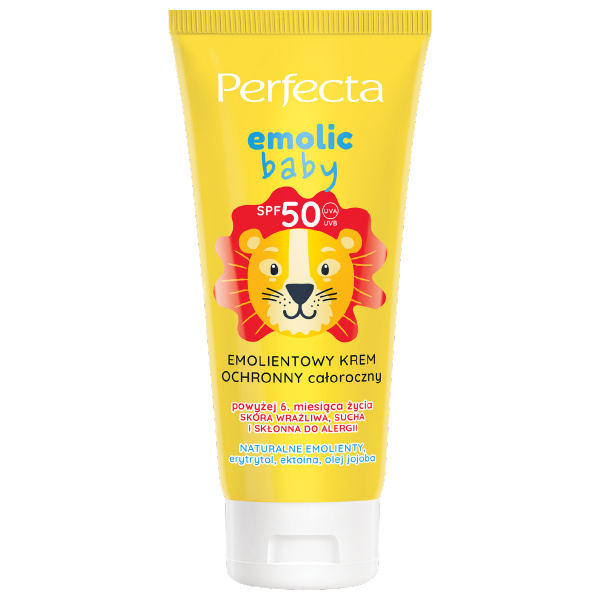 PERFECTA Emolic Baby Emolientowy Krem ochronny SPF50 - całoroczny 50 ml
