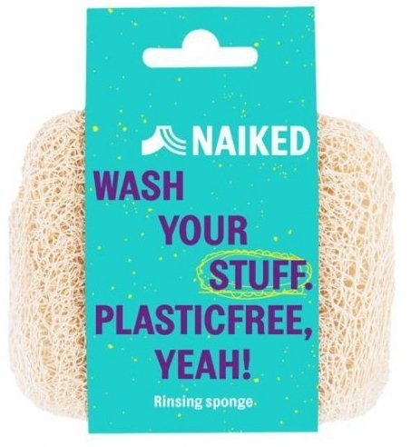Натуральная губка для мытья посуды, Luffa, NAKED