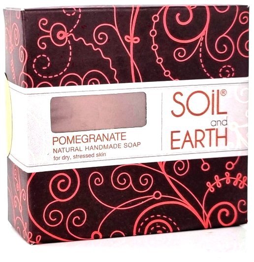 Плоды граната, Натуральное мыло, Soil &amp; Earth, 100 г