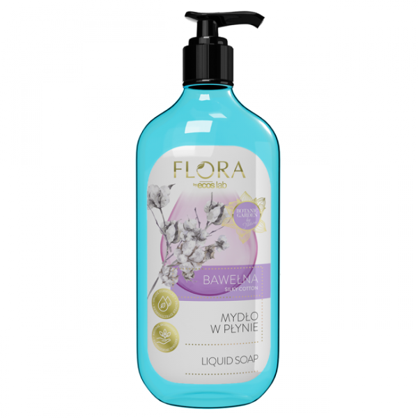 Mydło w płynie Bawełna, Flora, 500ml