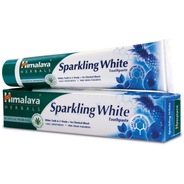 Зубная Паста Сверкающая Белизна Sparkling White, Хималая, 80г