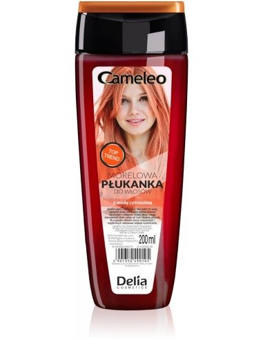 DELIA COSMETICS CAMELEO Morelowa Płukanka do włosów z wodą kwiatową 200 ml