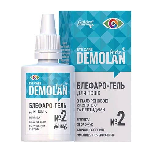 Demolan Forte Żel na powieki z kwasem hialuronowym i peptydami, 20ml