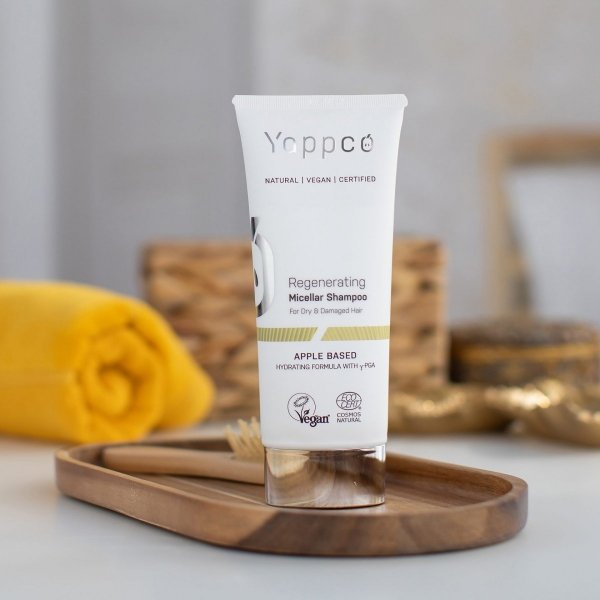 Szampon micelarny do włosów suchych i zniszczonych - Yappco, 200ml