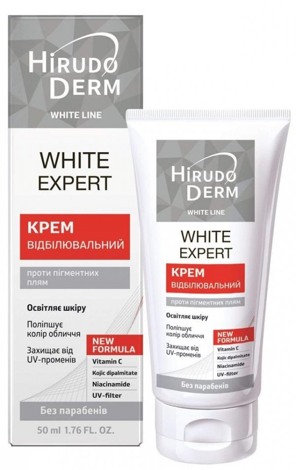 Отбеливающий дневной крем SPF 20 White Expert Hirudoderm