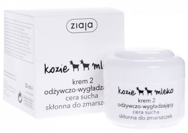 Крем 2, Питание и разглаживание для сухой кожи, Козье молоко, Ziaja