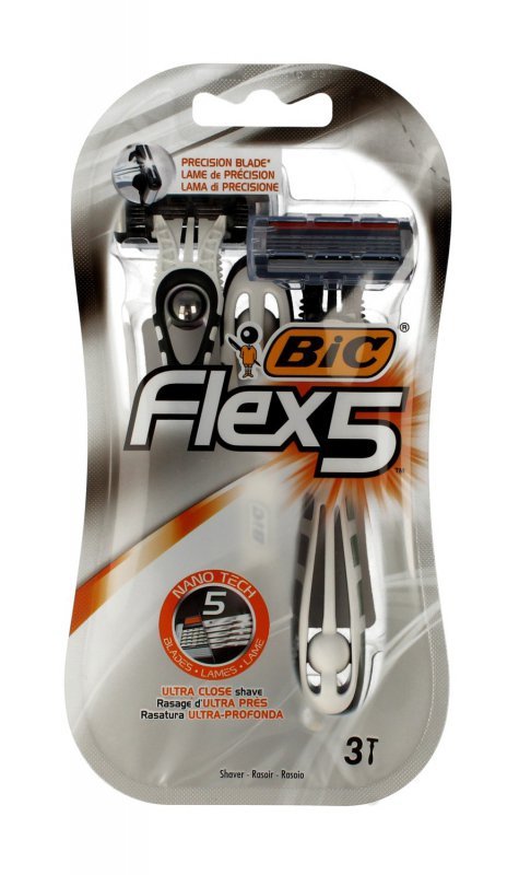Bic Maszynka do golenia Flex 5 ostrzowa  1op.-3szt
