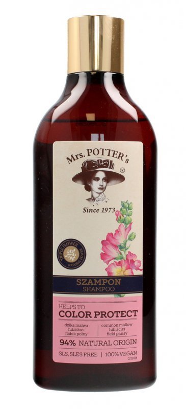 Mrs Potters Triple Flower Szampon do włosów farbowanych Color Protect  390ml