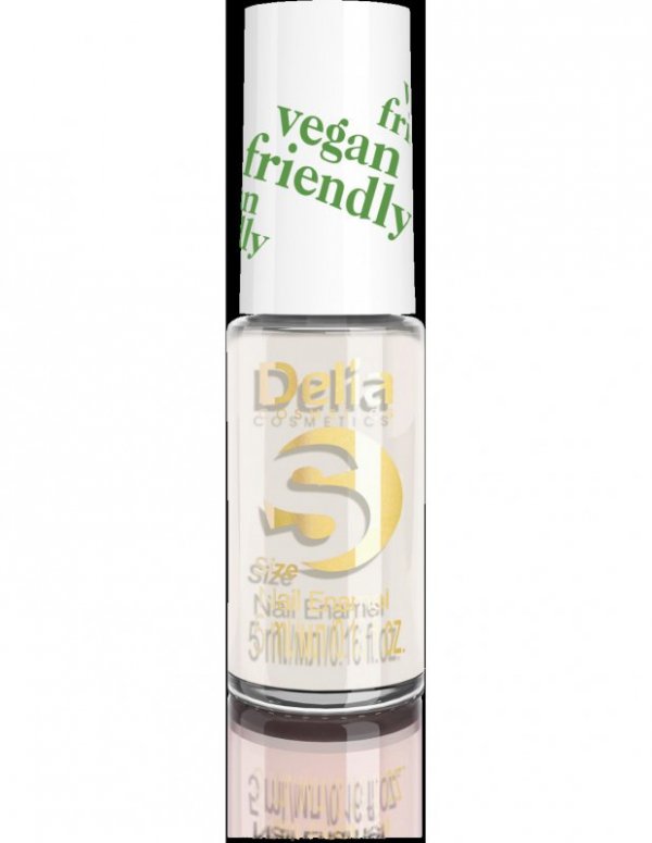 Delia Cosmetics Vegan Friendly Emalia do paznokci Size S nr 204 Honey Pink  5ml