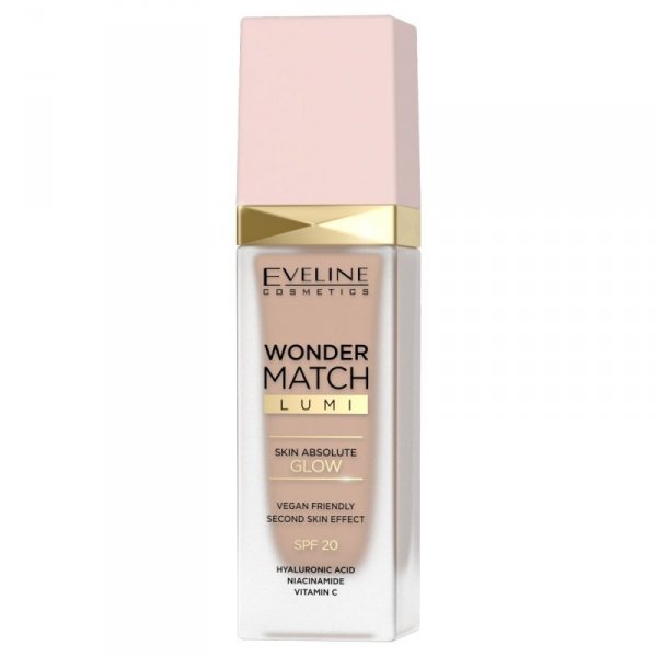 EVELINE Wonder Match Lumi Podkład rozświetlający nr 20 Nude 30 ml
