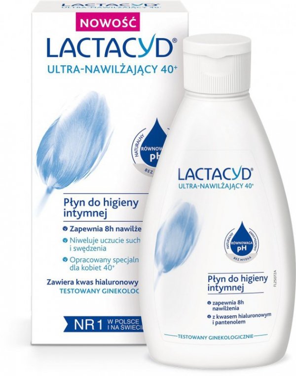 LACTACYD Ultra-Nawilżający 40+ Płyn do higieny intymnej 200 ml