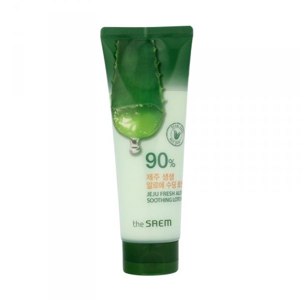THE SAEM Jeju Fresh Aloe 90% Kojący lotion do ciała 250 ml