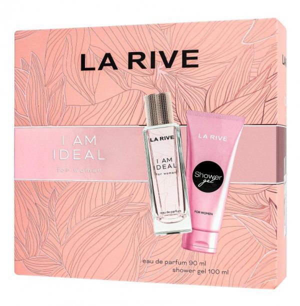 LA RIVE Zestaw prezentowy damski I Am Ideal (Woda perfumowana 90 ml + Żel pod prysznic 100 ml)