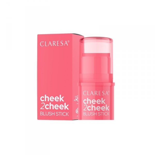CLARESA Cheek 2 Cheek Kremowy róż do policzków w sztyfcie nr 02 Neon Coral 5,5 g