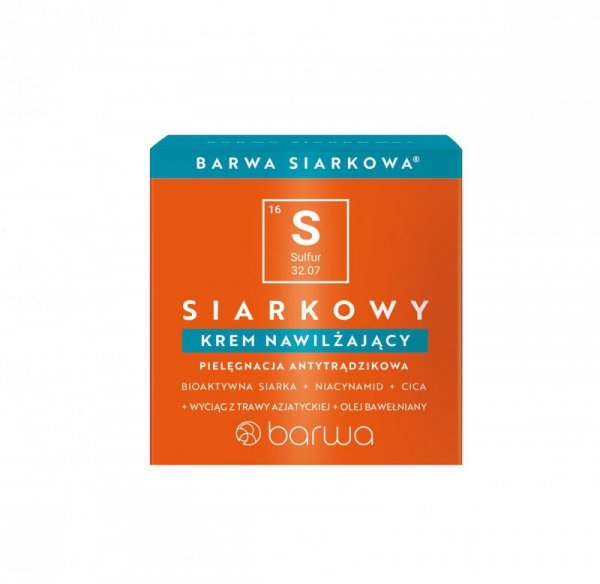 BARWA Siarkowa Krem nawilżający do twarzy 50 ml