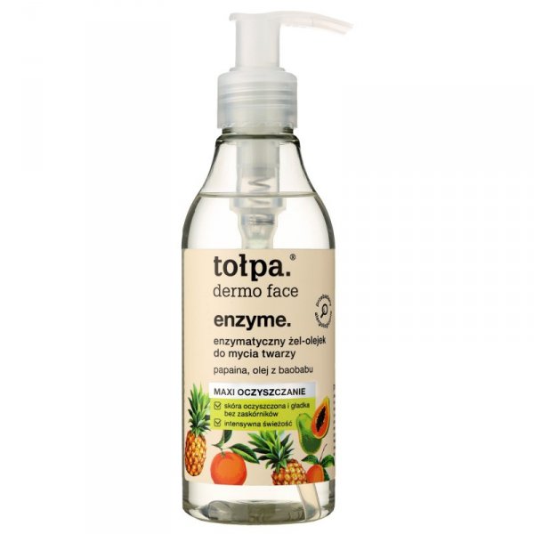 TOŁPA Dermo Face Enzyme Enzymatyczny Żel-olejek do mycia twarzy 195 ml