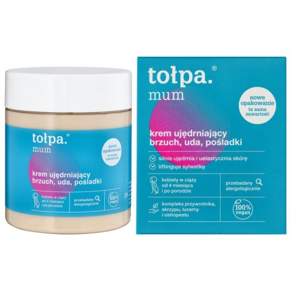 TOŁPA Mum Krem ujędrniający brzuch, uda, pośladki 250 ml