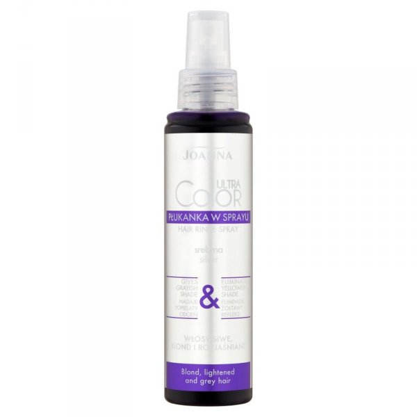 JOANNA Ultra Color Płukanka do włosów w sprayu srebrna, 150 ml