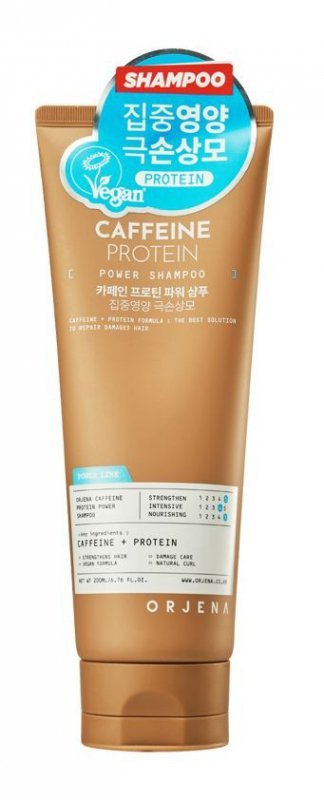 ORJENA Power Szampon do włosów wzmacniający Caffeine & Protein 200 ml