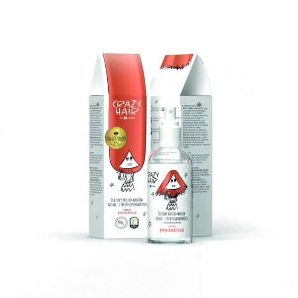 HISKIN CRAZY HAIR Mix Olejowy d/wł.-POMARAŃCZA 100