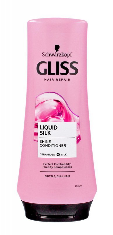 Schwarzkopf Gliss Kur Liquid Silk Odżywka do włosów matowych.łamliwych  200ml