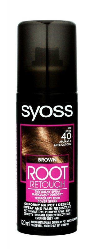 Syoss Root Retoucher Spray maskujący odrosty -  Brąz  120ml